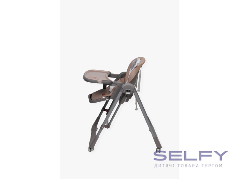 Стульчик-качалка для кормления ребенка 2 в 1 VELANO Nomi, brown, Фото 9