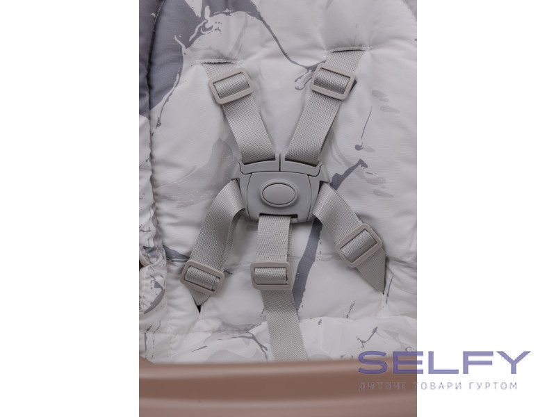 Стілець-гойдалка для годування дитини 2 в 1 VELANO Nomi, brown, Фото 11