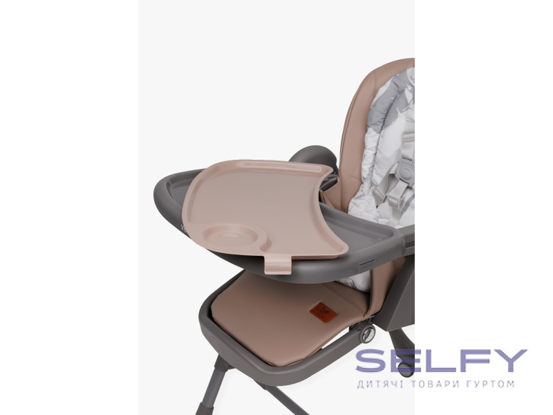 Стілець-гойдалка для годування дитини 2 в 1 VELANO Nomi, brown, Фото 9