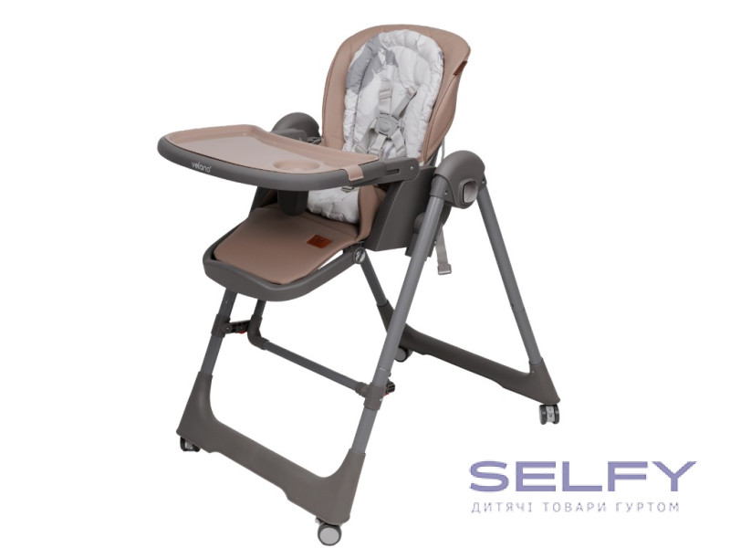 Стул-качалка для кормления ребенка 2 в 1 VELANO Nomi, brown, Фото 1