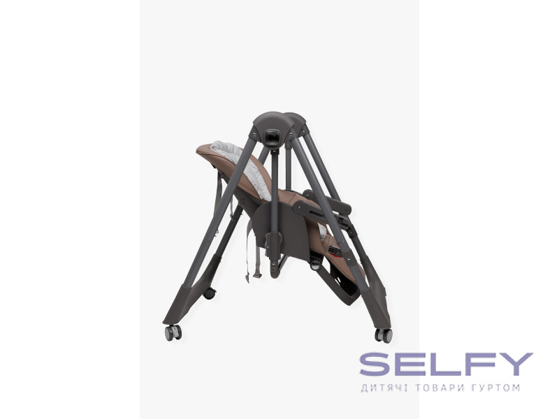 Стул-качалка для кормления ребенка 2 в 1 VELANO Nomi, brown, Фото 8