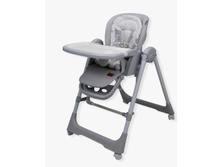 Стульчик-качалка для кормления ребенка 2 в 1 VELANO Nomi, light grey