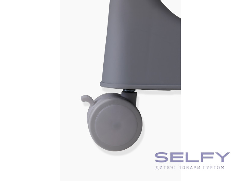 Стул-качалка для кормления ребенка 2 в 1 VELANO Nomi, light grey, Фото 4