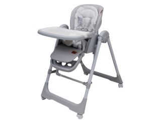 Стілець-гойдалка для годування дитини 2 в 1 VELANO Nomi, light grey