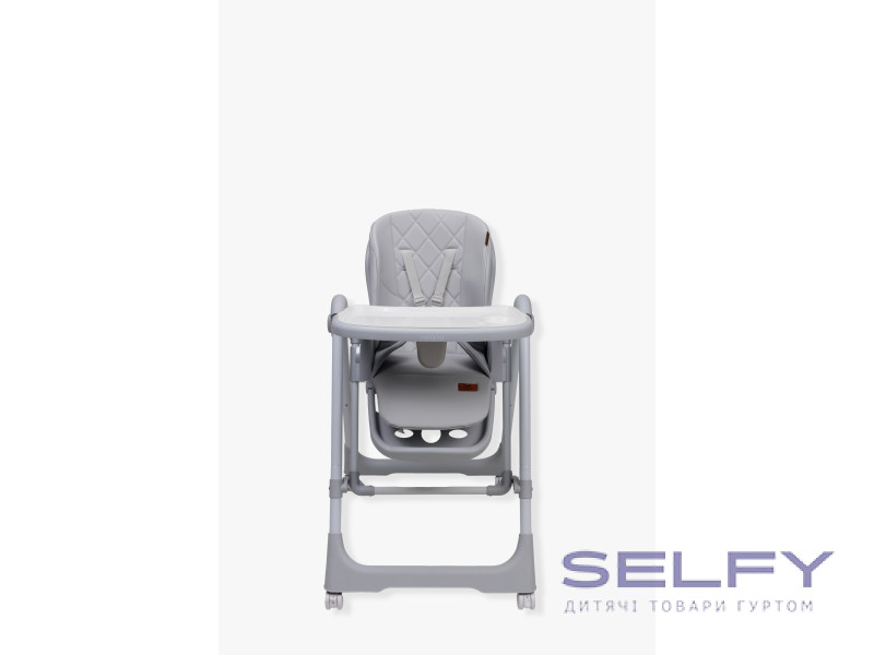 Стілець-гойдалка для годування дитини 2 в 1 VELANO Nomi, light grey, Фото 5