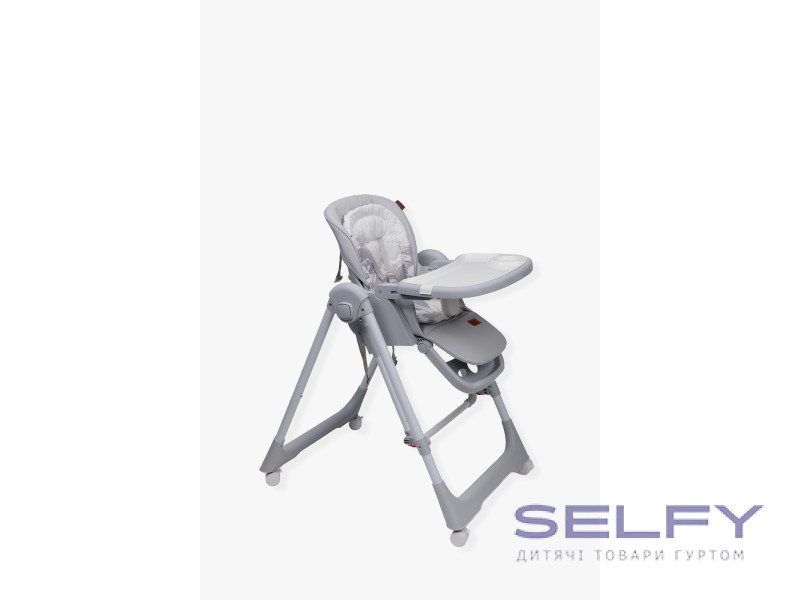 Стілець-гойдалка для годування дитини 2 в 1 VELANO Nomi, light grey, Фото 6