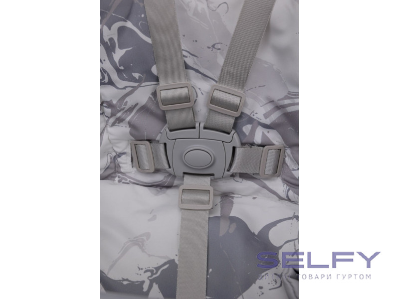 Стул-качалка для кормления ребенка 2 в 1 VELANO Nomi, light grey, Фото 4