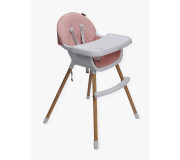 Стул для кормления ребенка 2 в 1 VELANO Evo, pink