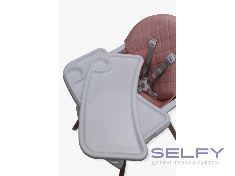 Стул для кормления ребенка 2 в 1 VELANO Evo, pink, Фото 13