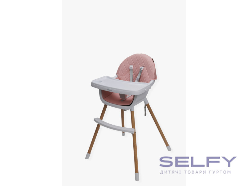 Стул для кормления ребенка 2 в 1 VELANO Evo, pink, Фото 7