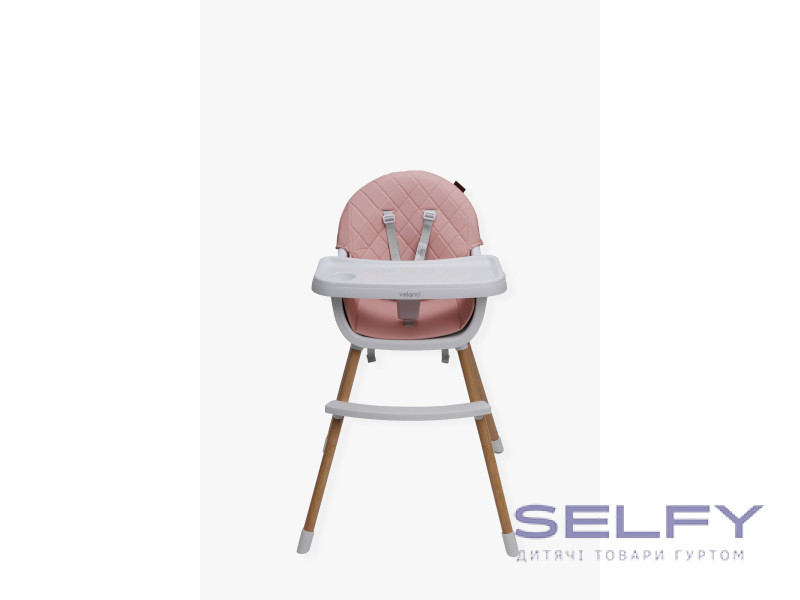Стул для кормления ребенка 2 в 1 VELANO Evo, pink, Фото 8