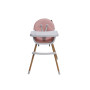 Стул для кормления ребенка 2 в 1 VELANO Evo, pink