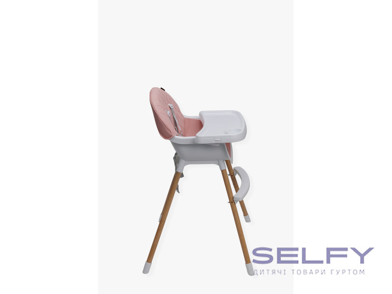 Стул для кормления ребенка 2 в 1 VELANO Evo, pink, Фото 4