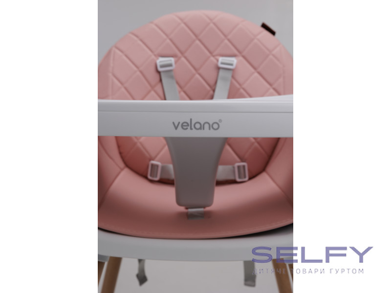 Стул для кормления ребенка 2 в 1 VELANO Evo, pink, Фото 9