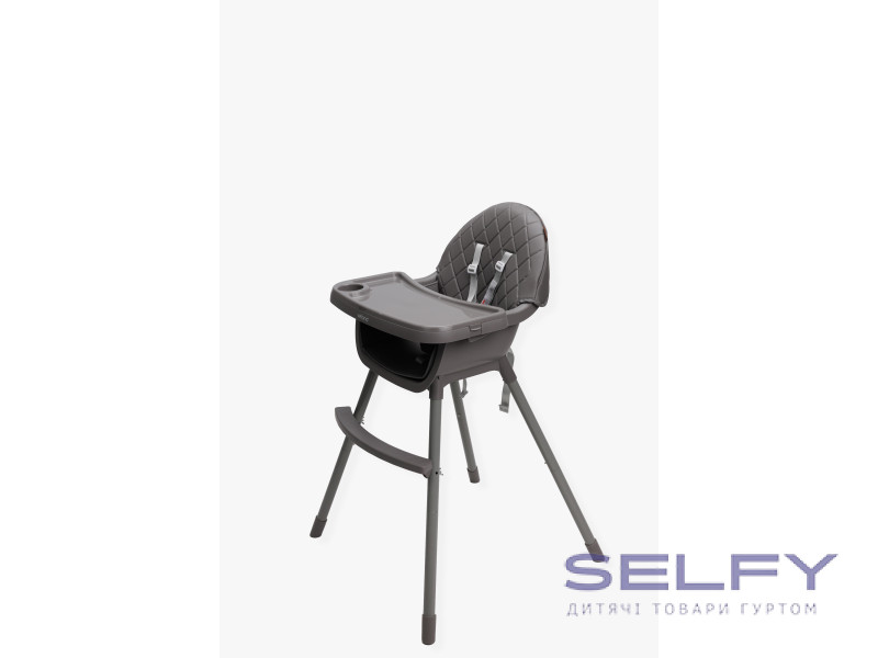 Стул для кормления ребенка 2 в 1 VELANO Evo, grey, Фото 6