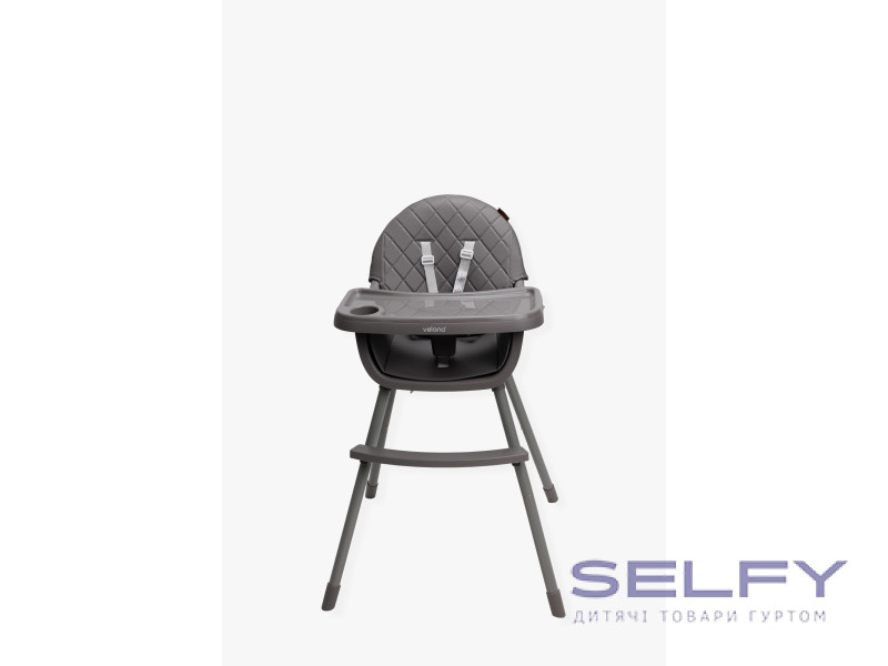 Стул для кормления ребенка 2 в 1 VELANO Evo, grey, Фото 8