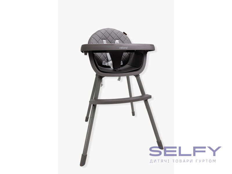 Стул для кормления ребенка 2 в 1 VELANO Evo, grey, Фото 9