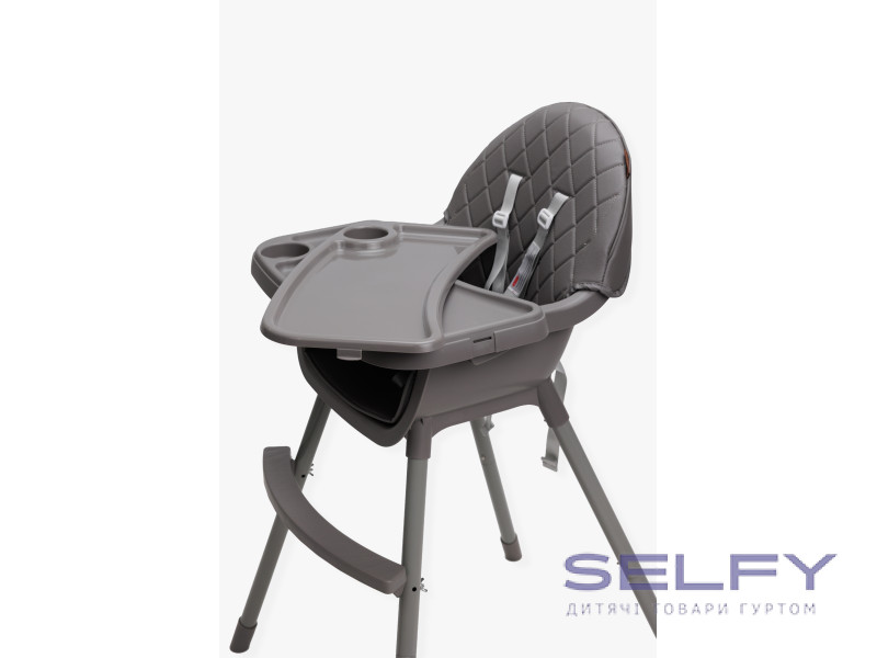 Стул для кормления ребенка 2 в 1 VELANO Evo, grey, Фото 6