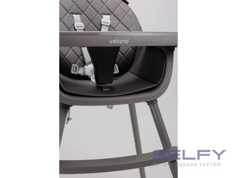 Стілець для годування дитини 2 в 1 VELANO Evo, grey, Фото 11