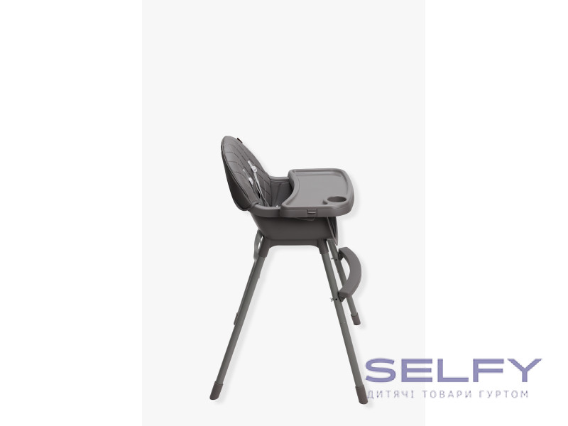 Стілець для годування дитини 2 в 1 VELANO Evo, grey, Фото 4