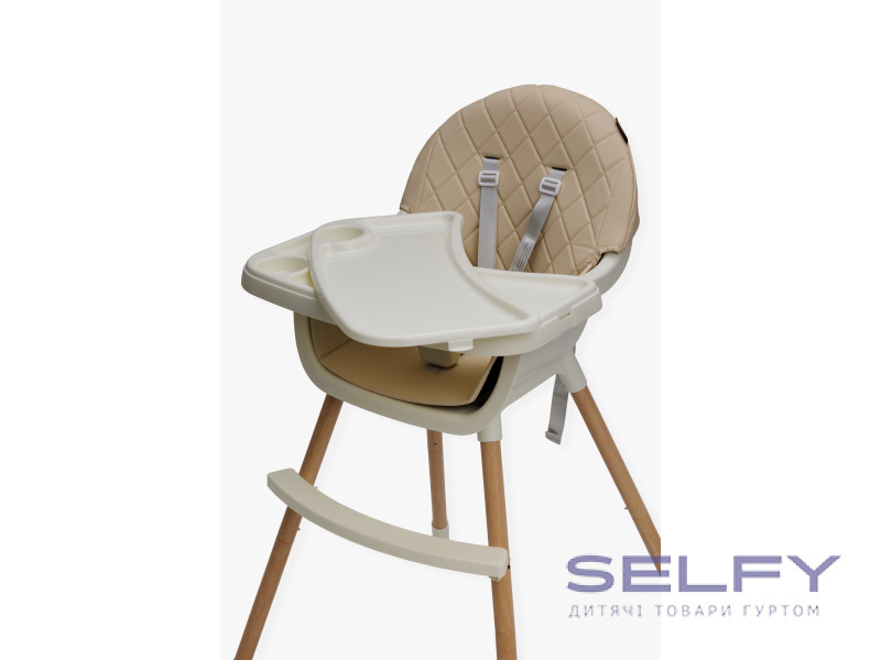 Стул для кормления ребенка 2 в 1 VELANO Evo, beige, Фото 11