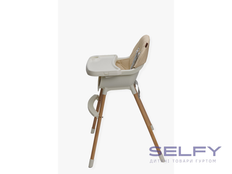 Стул для кормления ребенка 2 в 1 VELANO Evo, beige, Фото 5