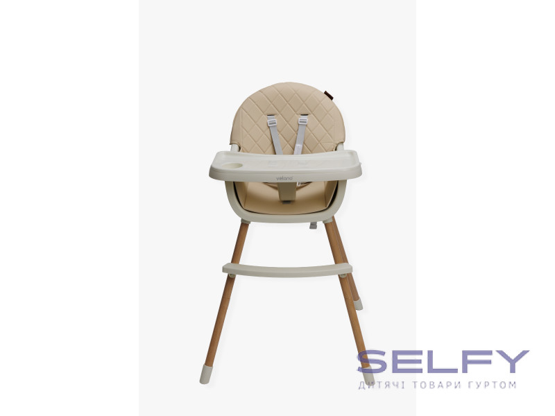 Стул для кормления ребенка 2 в 1 VELANO Evo, beige, Фото 7