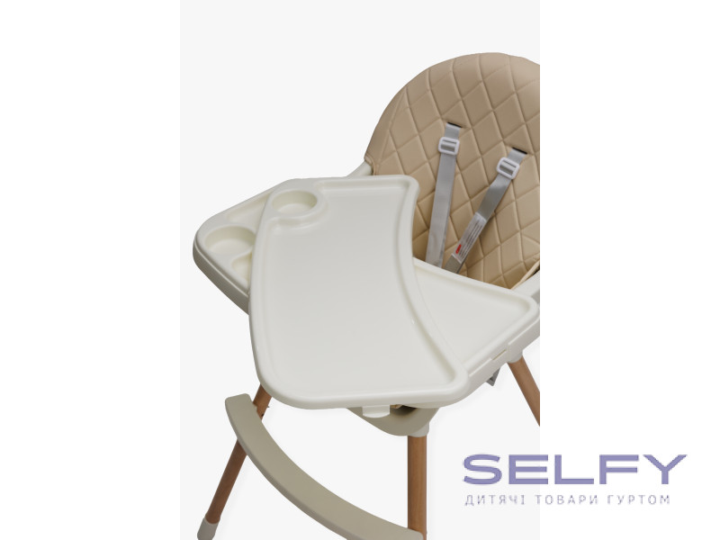 Стілець для годування дитини 2 в 1 VELANO Evo, beige, Фото 9