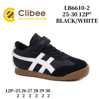 Кросівки дитячі Clibee LB6610-2 black-white 25-30