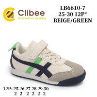 Кросівки дитячі Clibee LB6610-7 beige-green 25-30