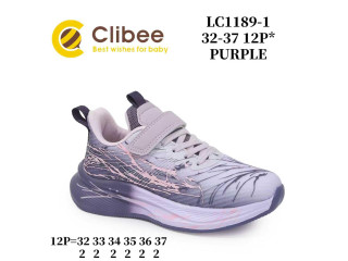 Кроссовки детские Clibee LC1189-1 purple 32-37