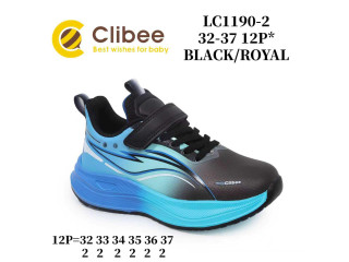 Кросівки дитячі Clibee LC1190-2 black-royal 32-37