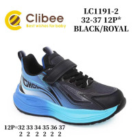 Кросівки дитячі Clibee LC1191-2 black-royal 32-37