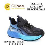 Кросівки дитячі Clibee LC1191-2 black-royal 32-37