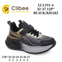 Кросівки дитячі Clibee LC1191-4 black-khaki 32-37
