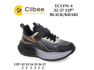 Кросівки дитячі Clibee LC1191-4 black-khaki 32-37
