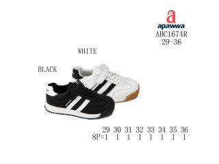 Кросівки Apawwa ABC1674R black 29-36