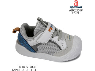 Кроссовки Apawwa ABC2151P grey 17-21