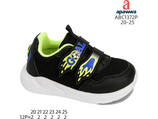 Кроссовки Apawwa ABC1372P black-green 20-25