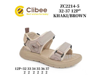 Босоніжки дитячі Clibee ZC2214-5 khaki-brown 32-37