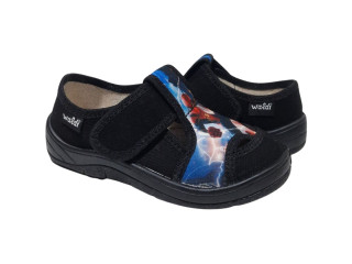 Миша 25-30 черный, человек-паук