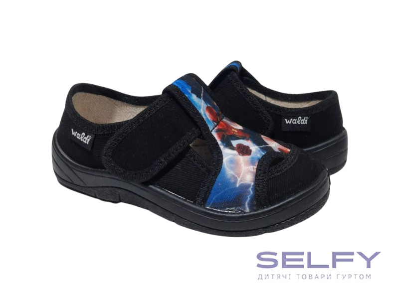 Миша 25-30 черный, человек-паук, Фото 1