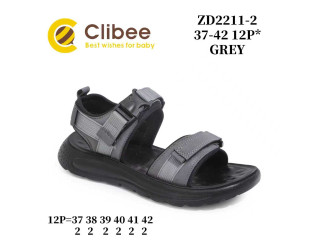 Босоніжки дитячі Clibee ZD2211-2 grey 37-42