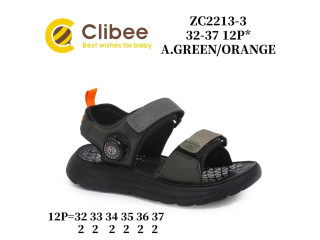 Босоніжки дитячі Clibee ZC2213-3 a.green-orange 32-37