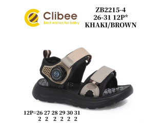 Босоніжки дитячі Clibee ZB2215-4 khaki-brown 26-31