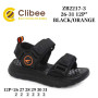 Босоножки детские Clibee ZB2217-3 black-orange 26-31 Босоножки детские Clibee ZB2217-3 black-orange 26-31