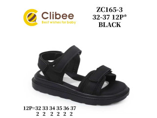 Босоніжки дитячі Clibee ZC165-3 black 32-37