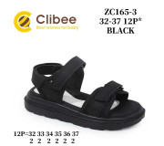 Босоножки детские Clibee ZC165-3 black 32-37