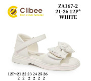 Босоножки детские Clibee ZA167-2 white 21-26
