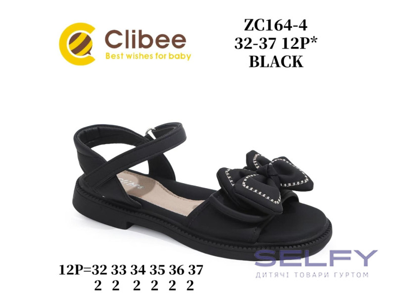 Босоніжки дитячі Clibee ZC164-4 black 32-37, Фото 1